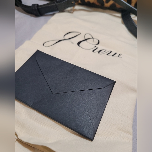 J. Crew leopard calf hair Devon Camera Bag - Picture 12 of 16